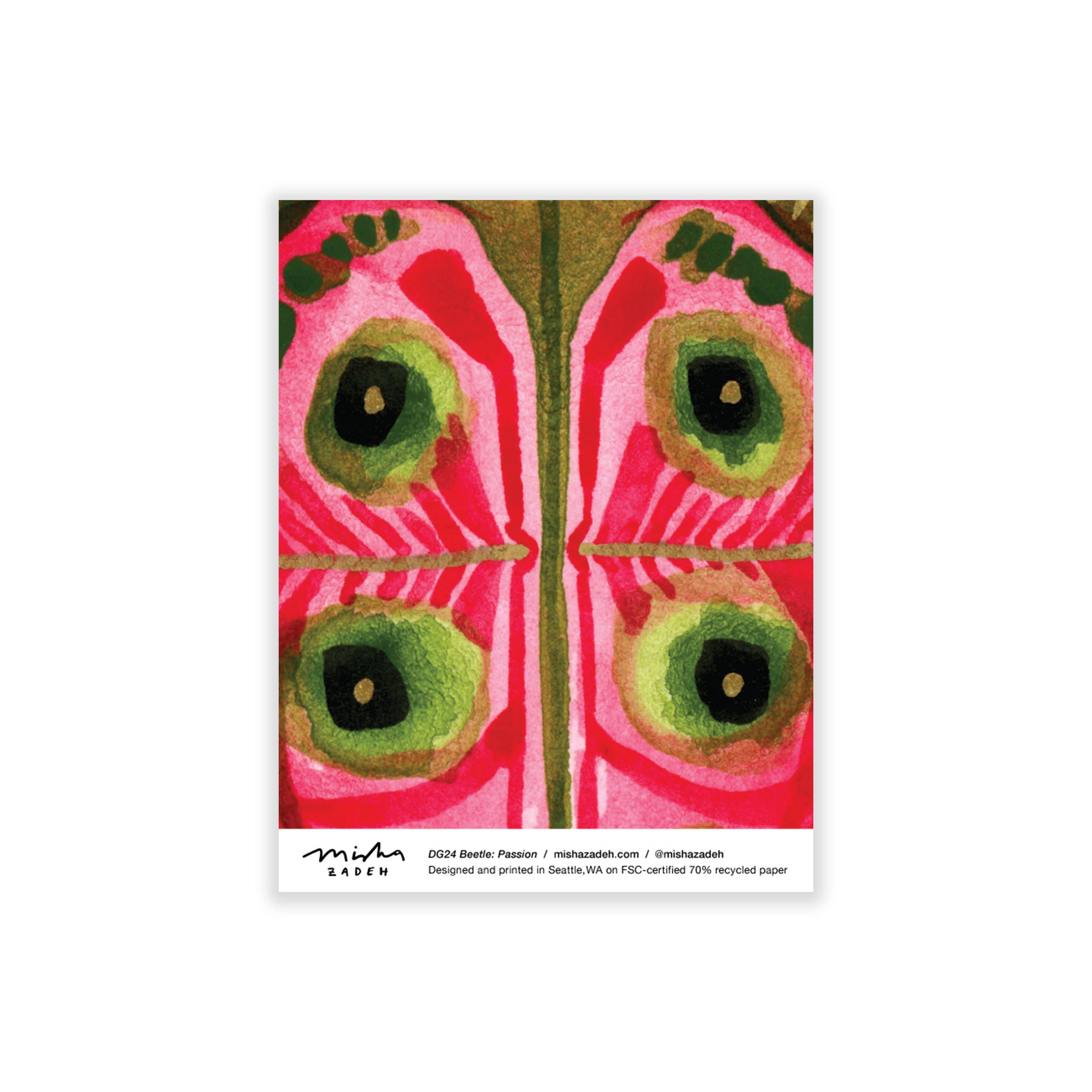 Bugs & Butterflies: Series 2, Boxed Set of 8 Note Cards, 2 each of 4 designs