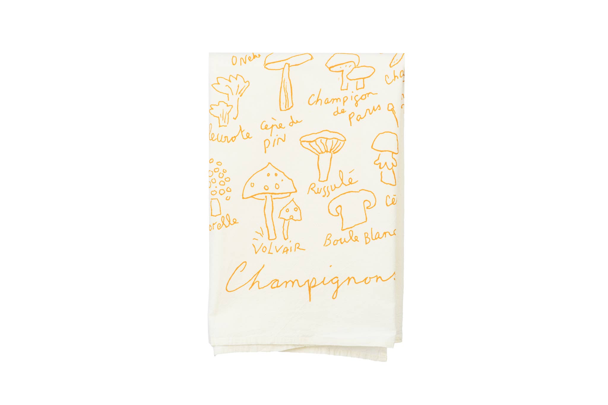 Champignon tea towel