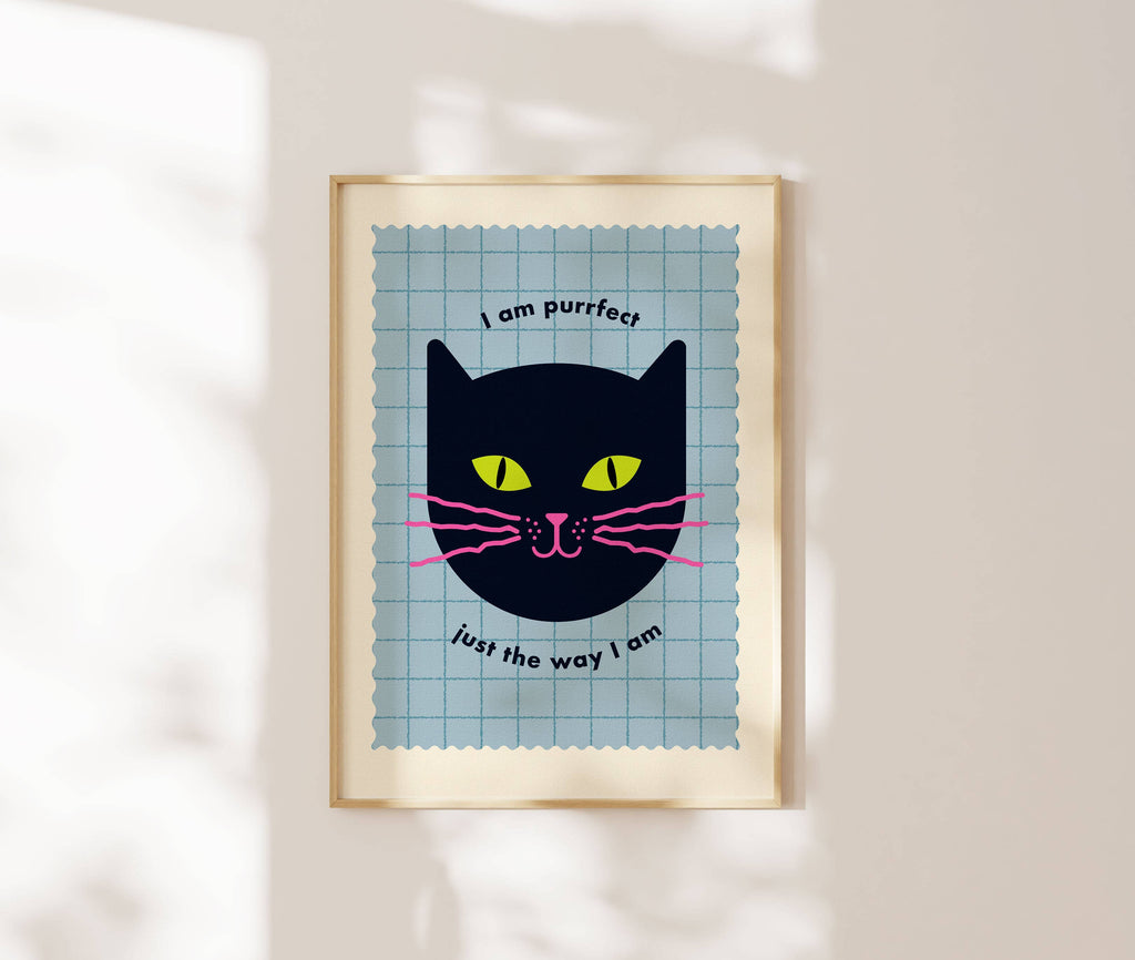 Perfect Just The Way I am Print -Kids Affirmation Art