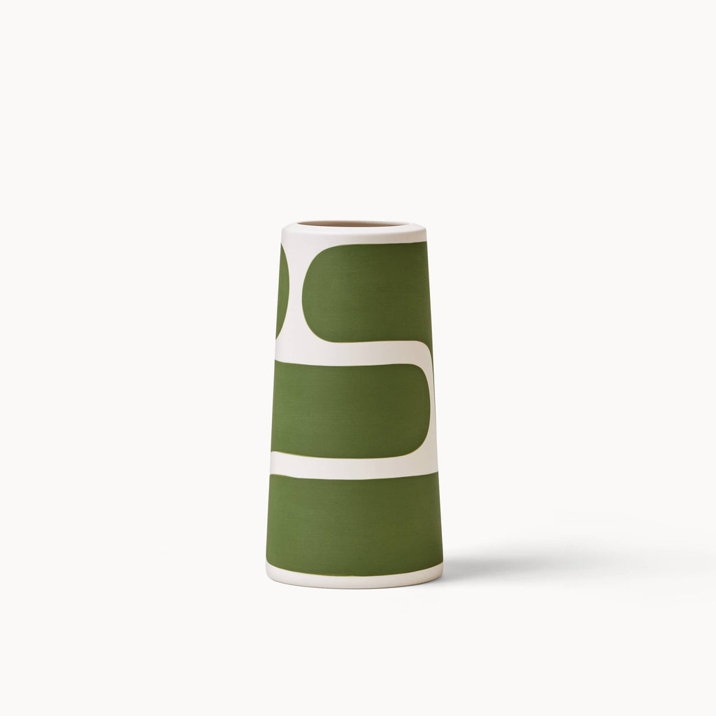 Meadow Color Block Pillar Vases