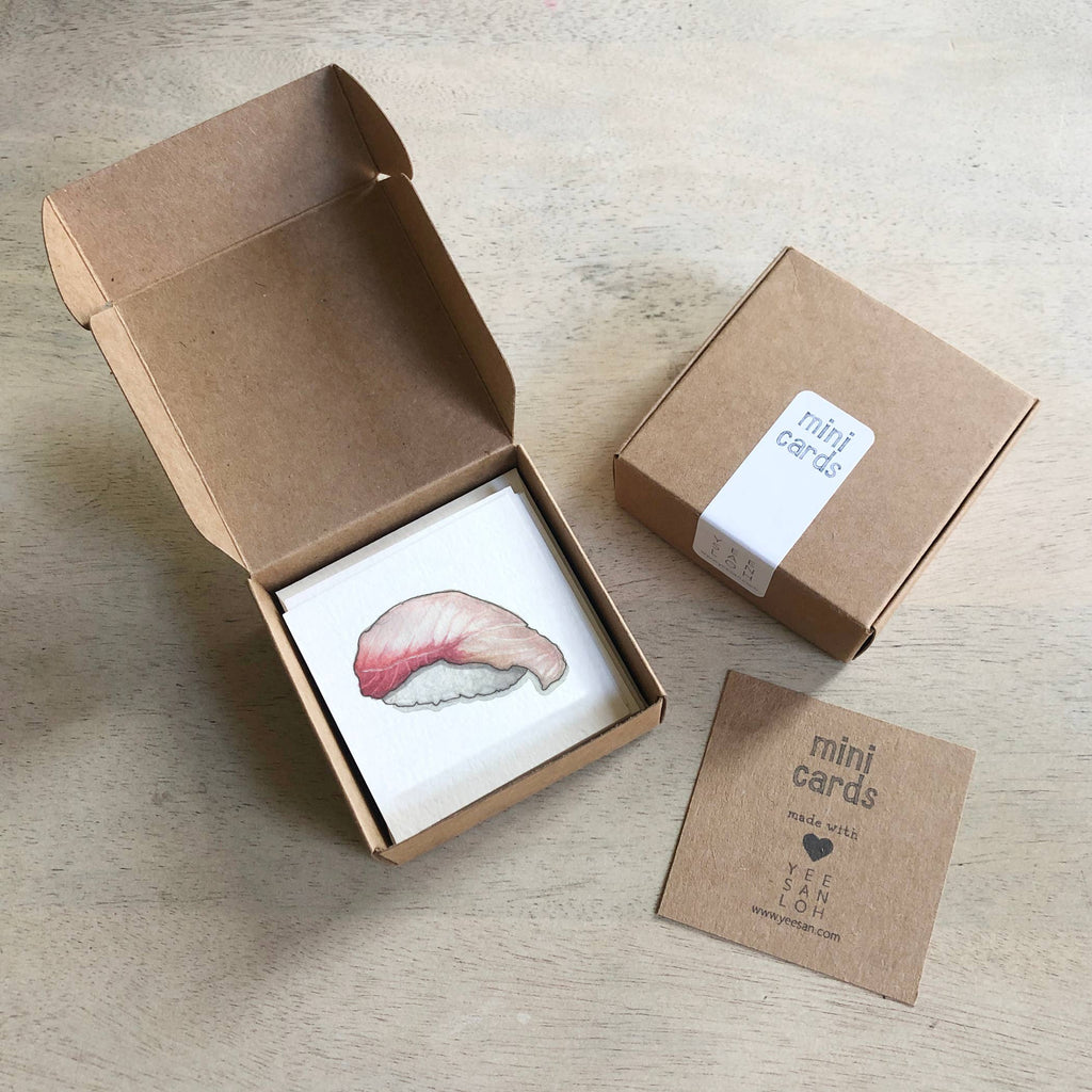 Mini Cards Set / Sushi . Nigiri