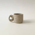 Handmade Ceramic Knot Handle Espresso Cup