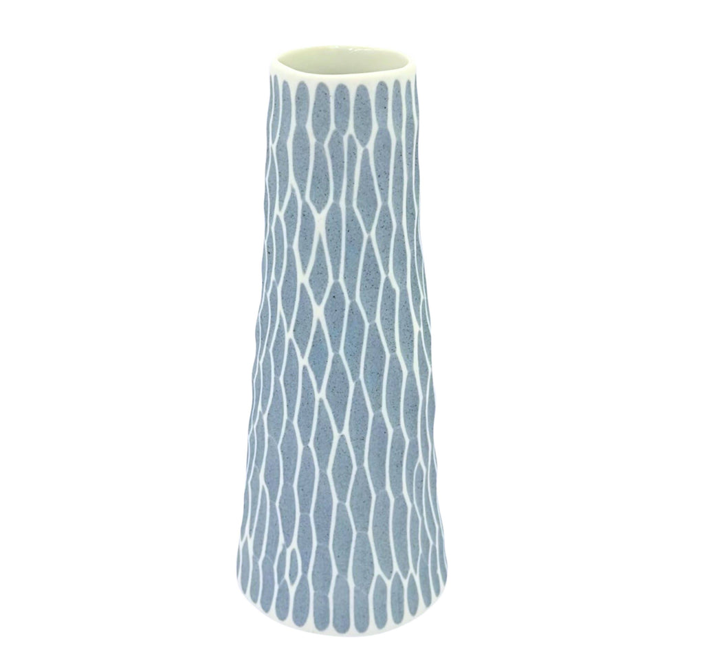 1160BLUESN5 KOZA S-Handcrafted Porcelain Vase