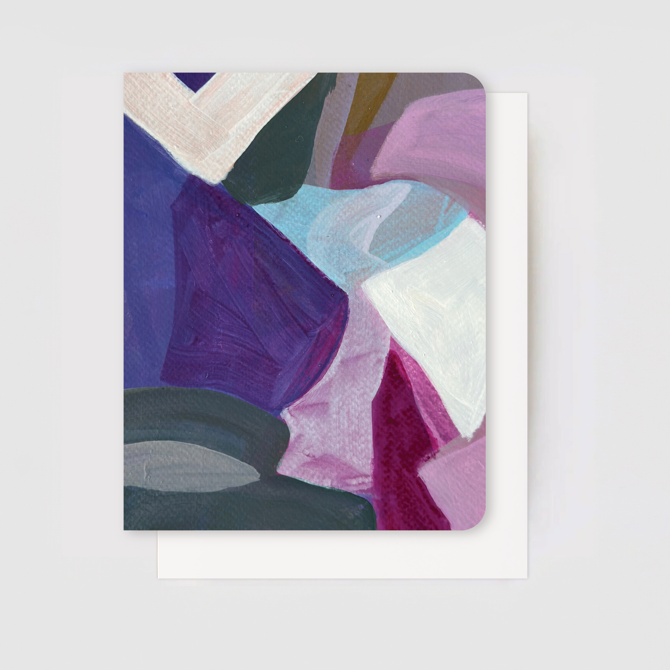 Dynamic and Vibrant  Art Card Set - Abstracts IV (5 Cards)