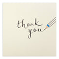 Thank You Pencil Card – Handfinished UK Real Pencil Shavings