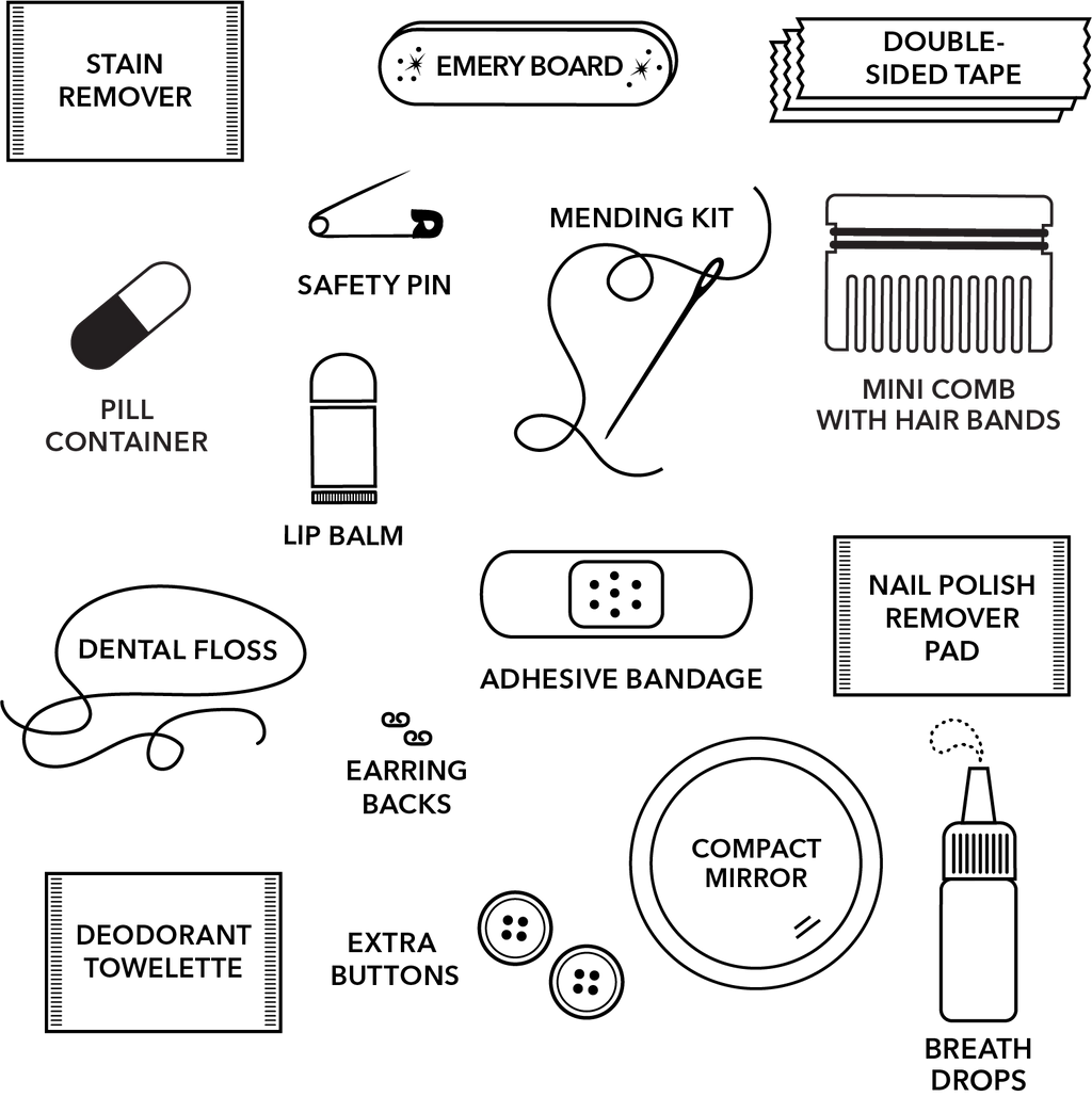 Metallic Minimergency Kit