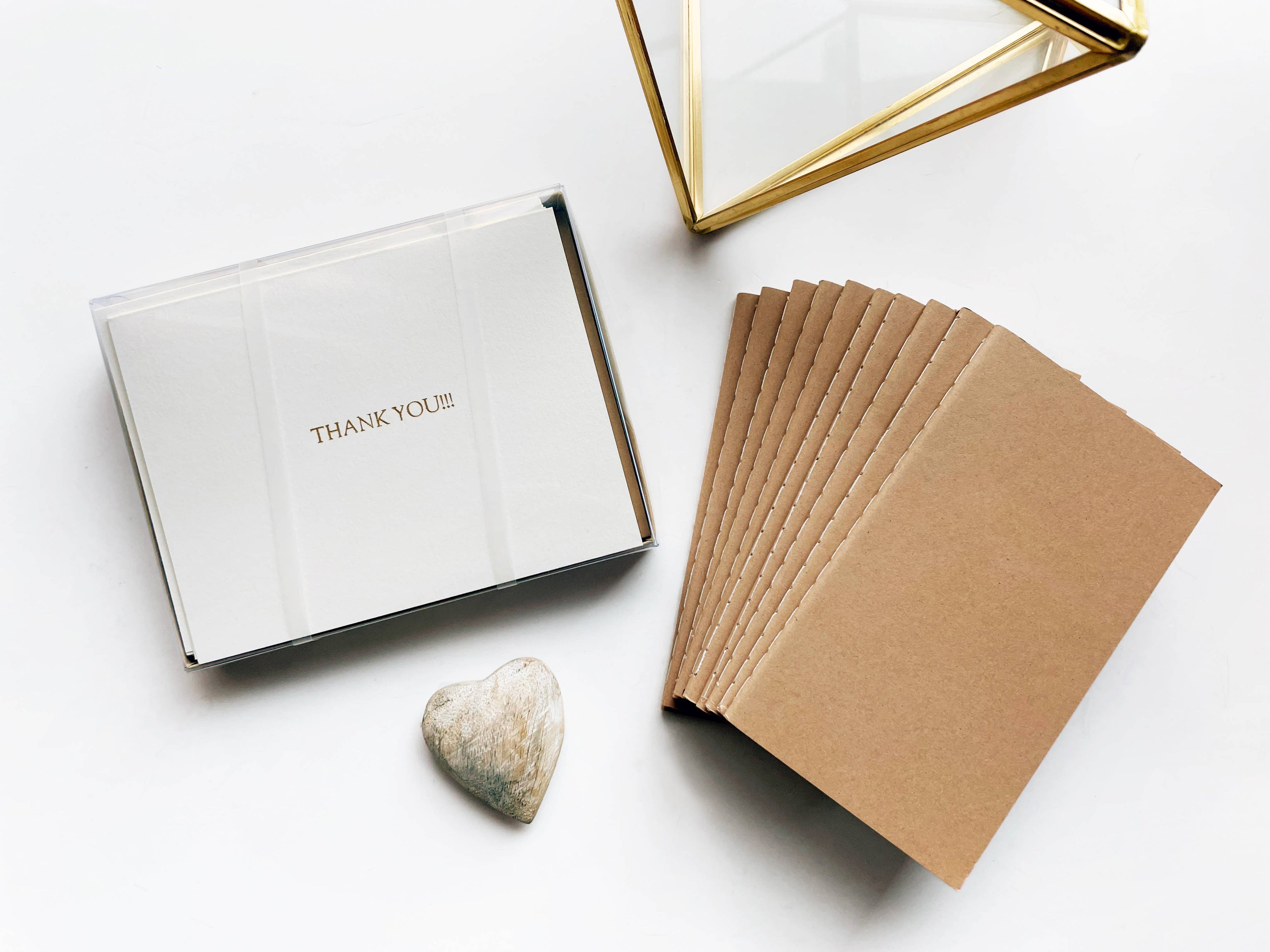 Blank Mini Saddle Stitch Notebooks | Stitched Booklets: Olive green