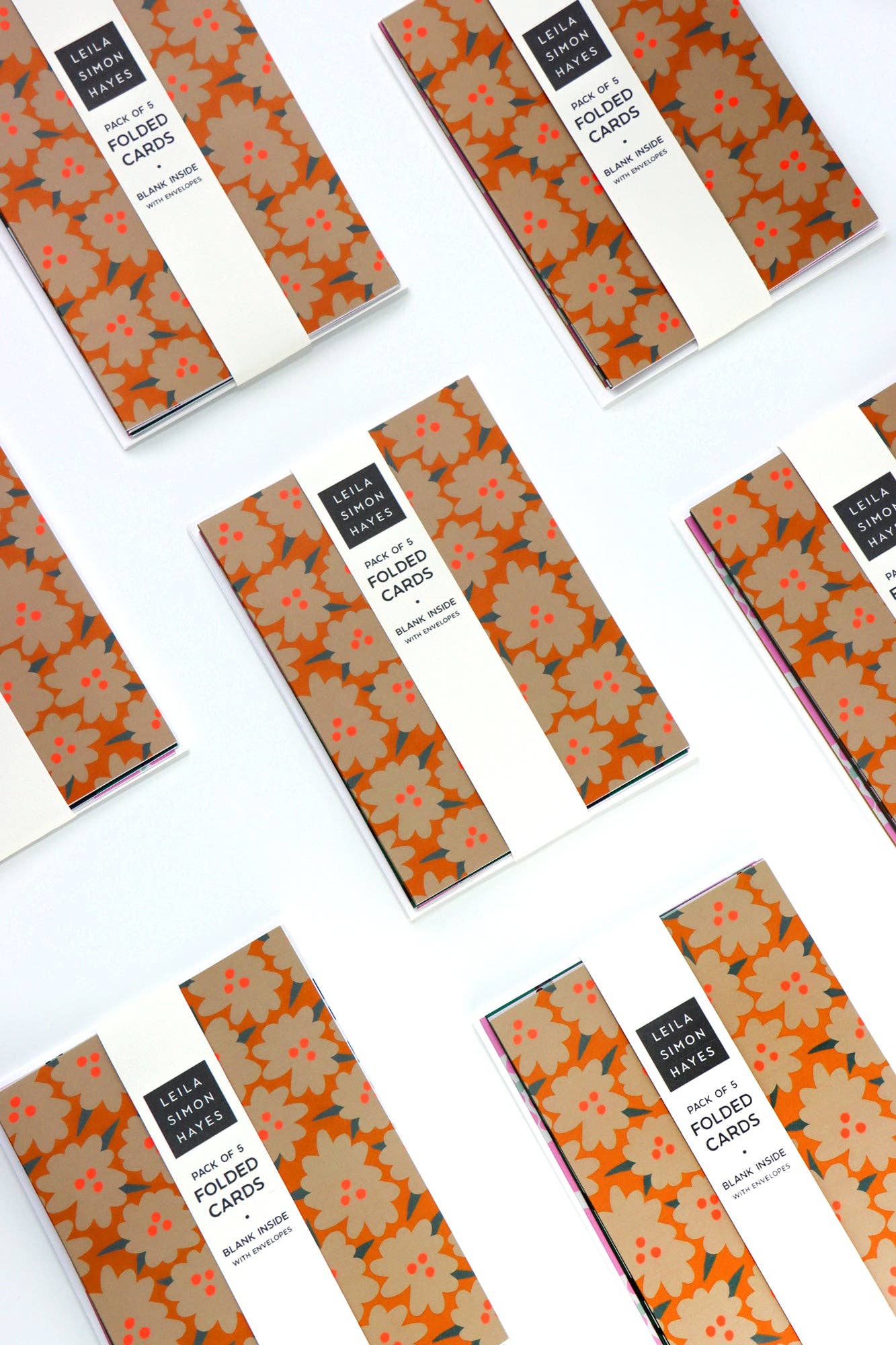 Bursting, folded card pack