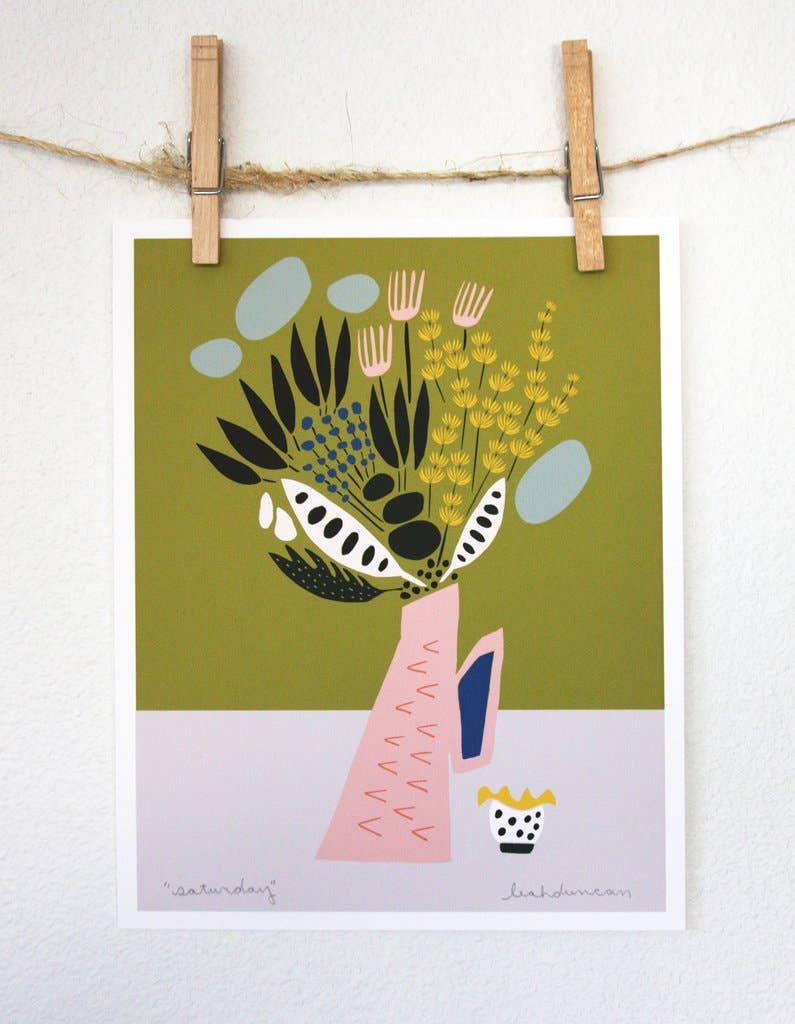 Saturday Still Life Art Print