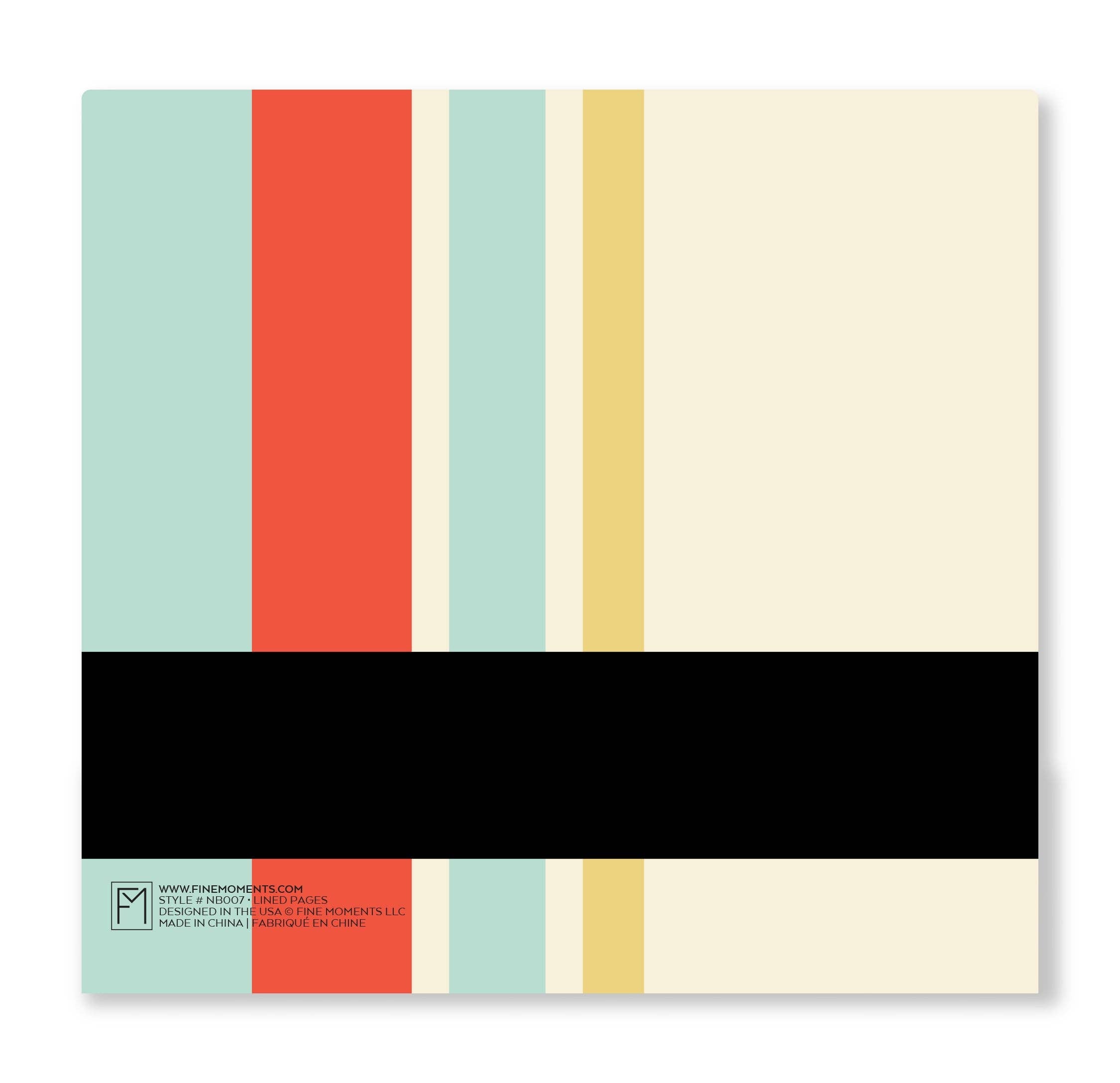 Simple Lines – Matchbook Inspired Notepad