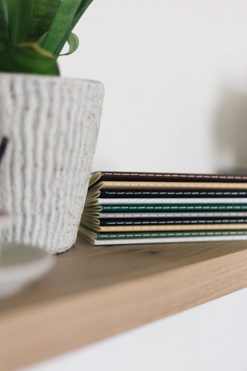Blank Mini Saddle Stitch Notebooks | Stitched Booklets: Persimmon