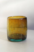 Bubble Rocks Glass - Handblown, Recycled Glass Tumbler