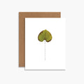 The Joy Of Watching You Grow Botanical Leaf Birthday Card