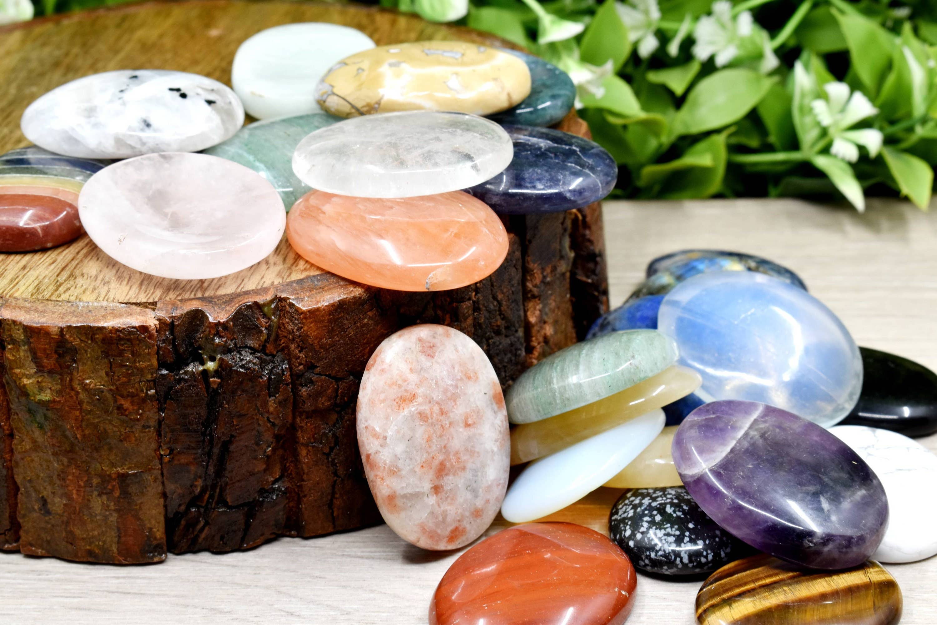 Gemstone Worry Stones | Palm Stone | Thumb Stone