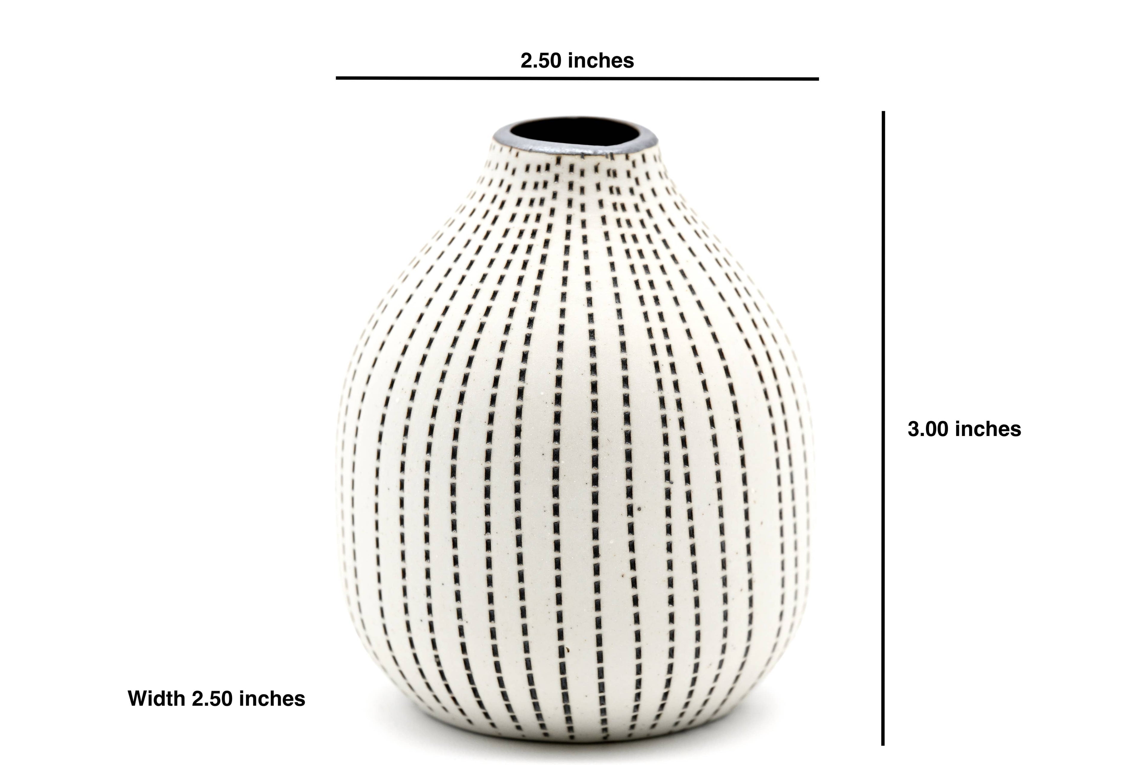 432W23 ADAM MINI M - Handcrafted Porcelain Bud Vase