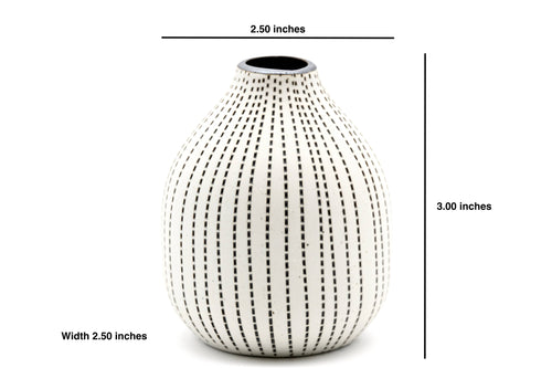 432W23 ADAM MINI M - Handcrafted Porcelain Bud Vase