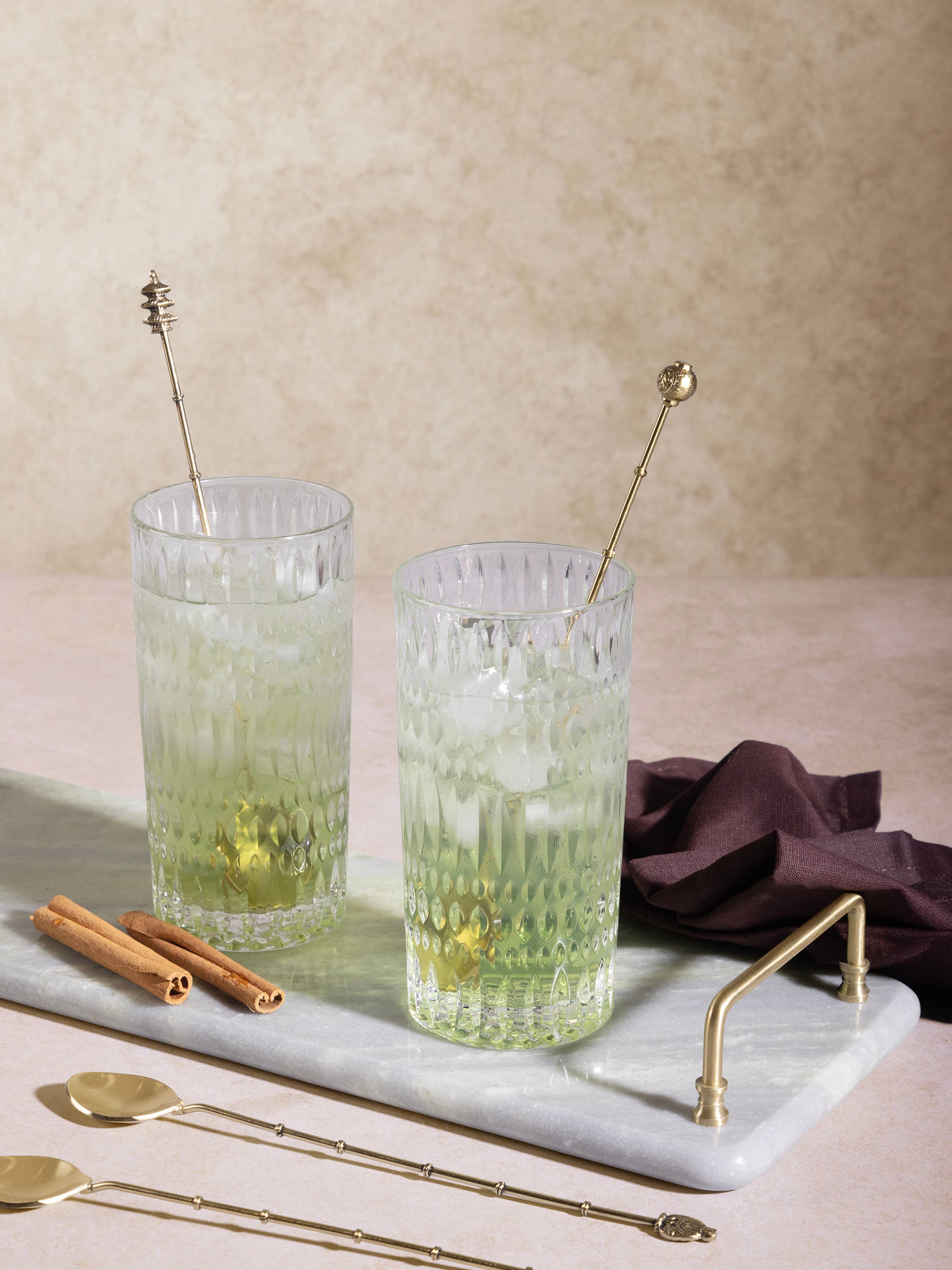 Magnolia Cocktail Stirrers – Set of 6