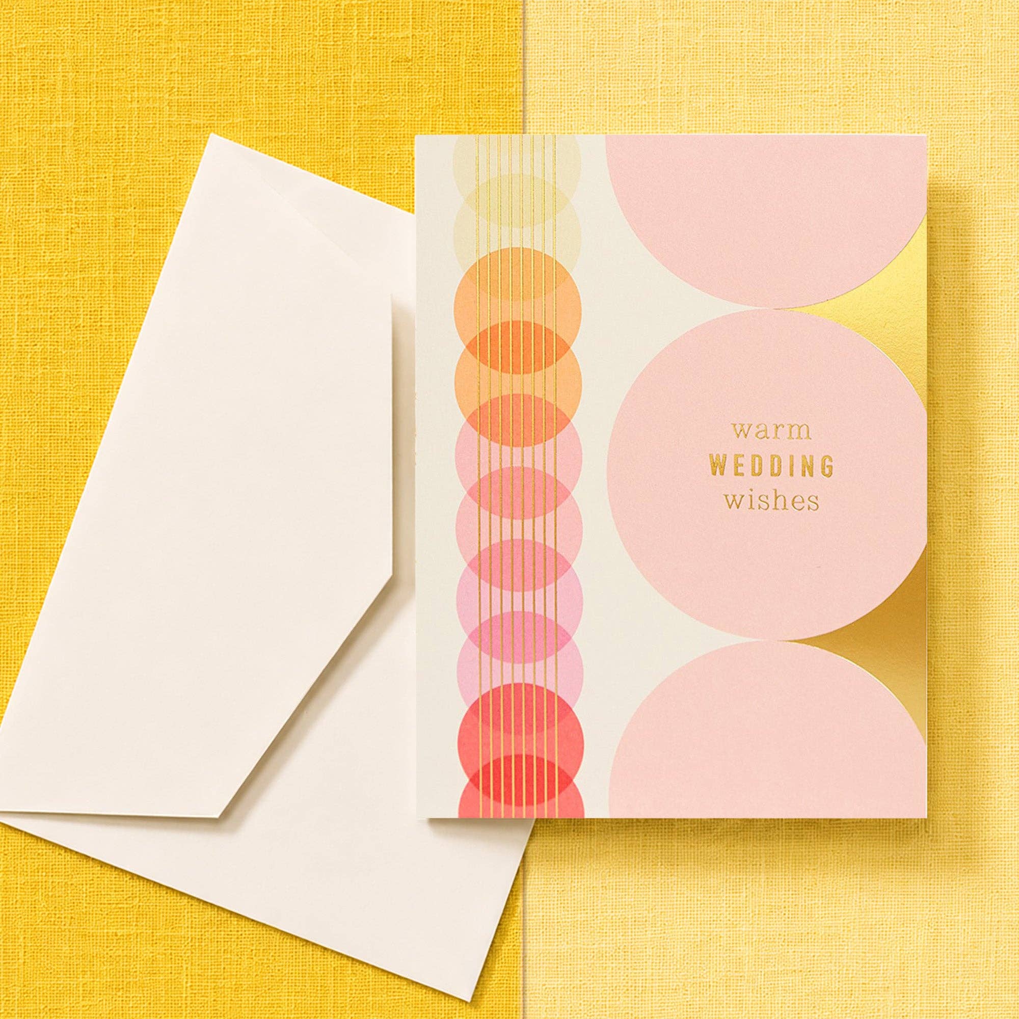 Modern Wedding Card | Golf Foil