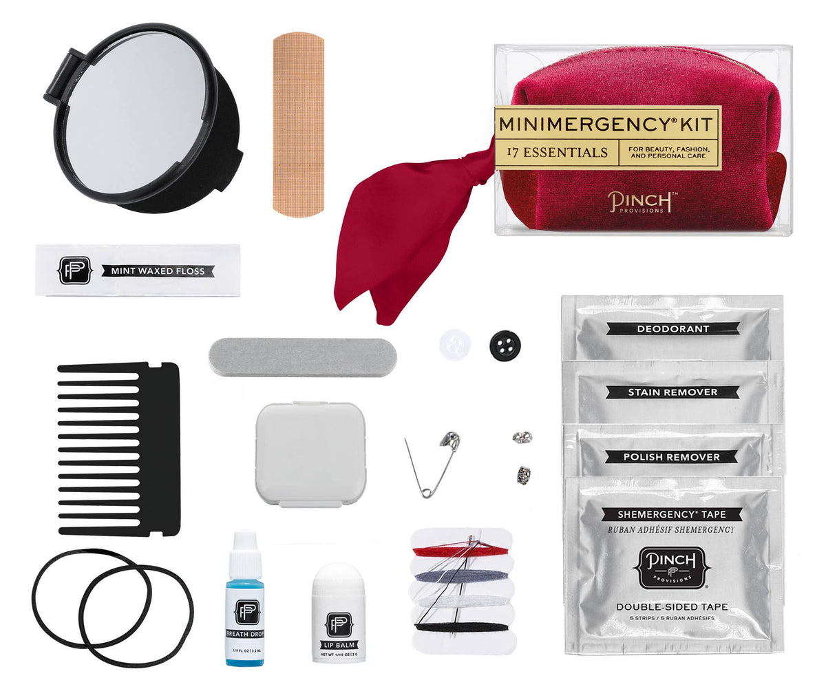 Velvet Scarf Minimergency Kit | Holiday Gifts for Women