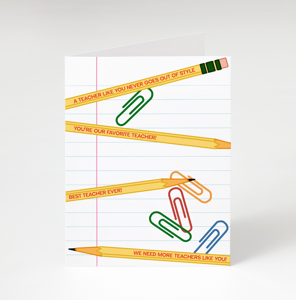Best Teacher Ever Greeting Card