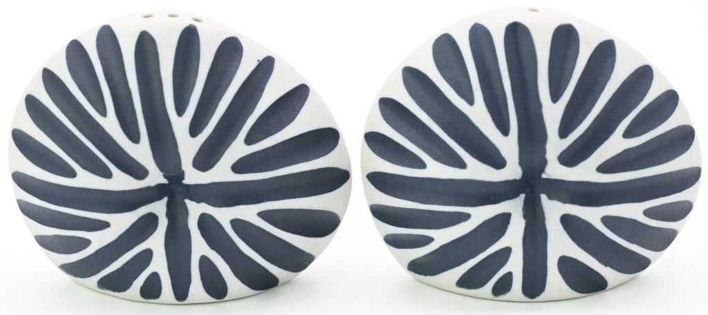 SP227BL6 Diva Handcrafted Porcelain Salt and Pepper Shaker Set