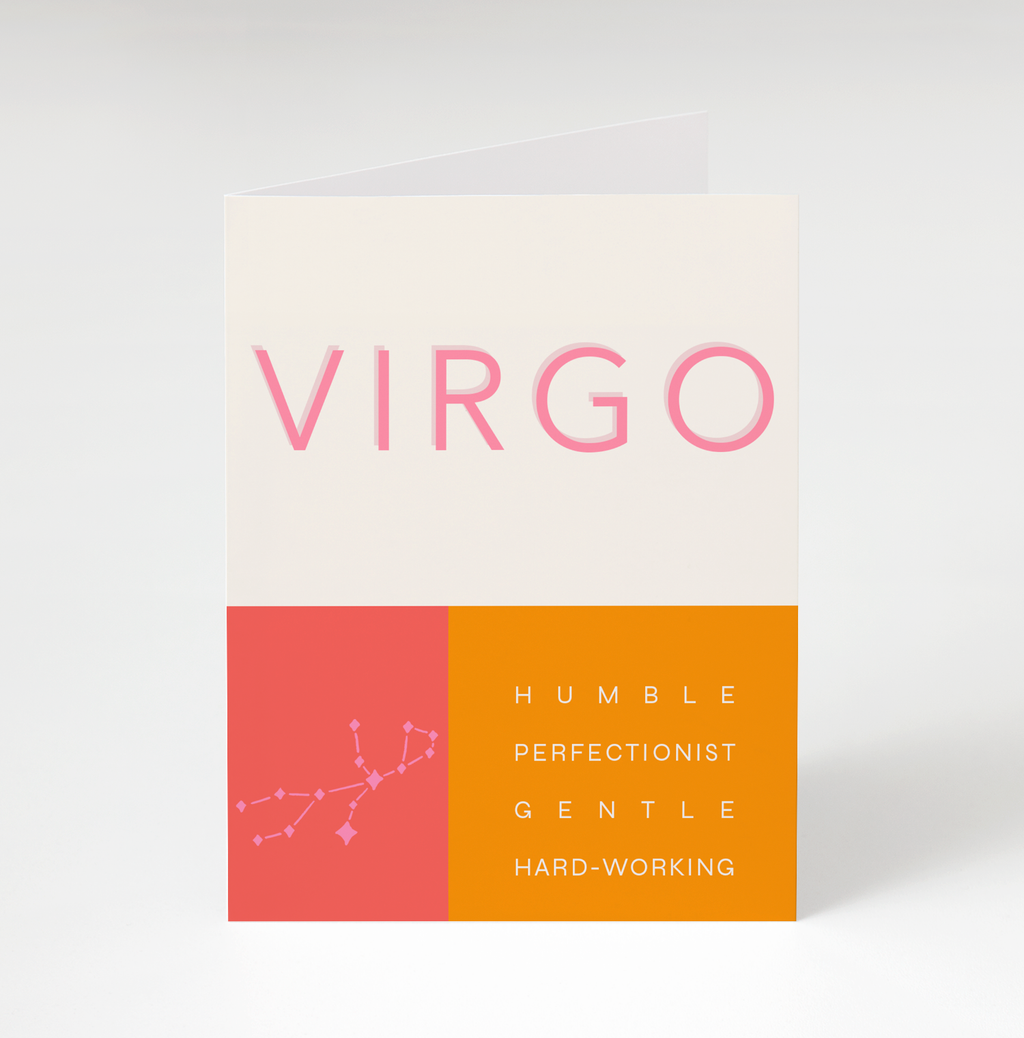 Virgo Zodiac Card
