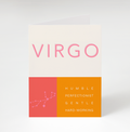 Virgo Zodiac Card