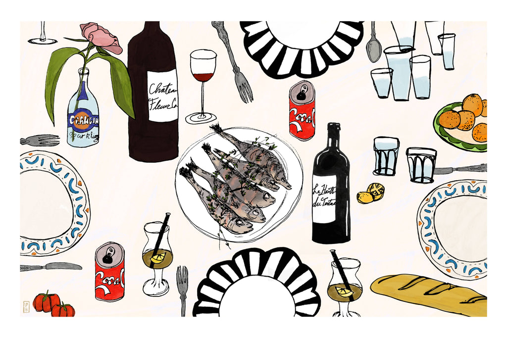 Coke and Smile Giclée Print: Dining Room Kitchen Wall Art