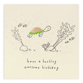 Birthday Turtle Card – Handfinished UK REal Pencil Shavings