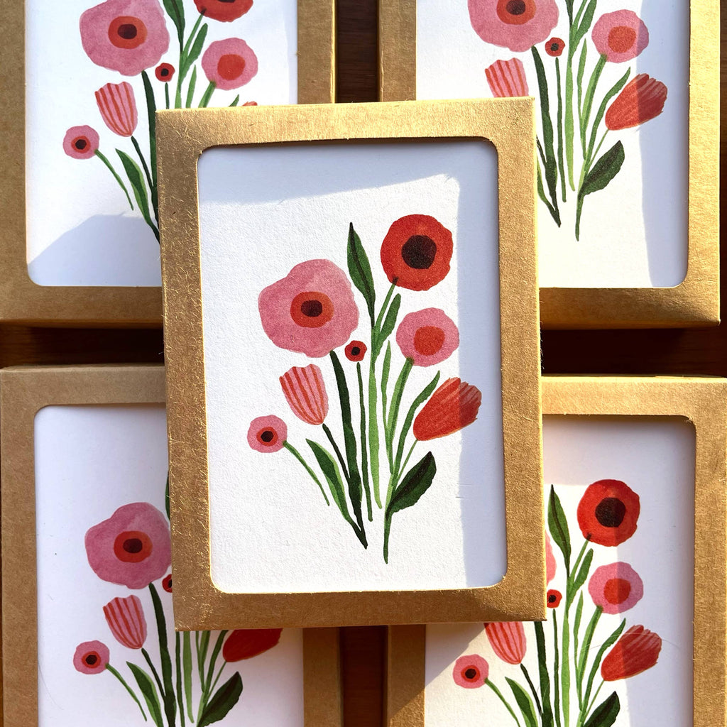 Spring Bouquet / Boxed Note Card Set