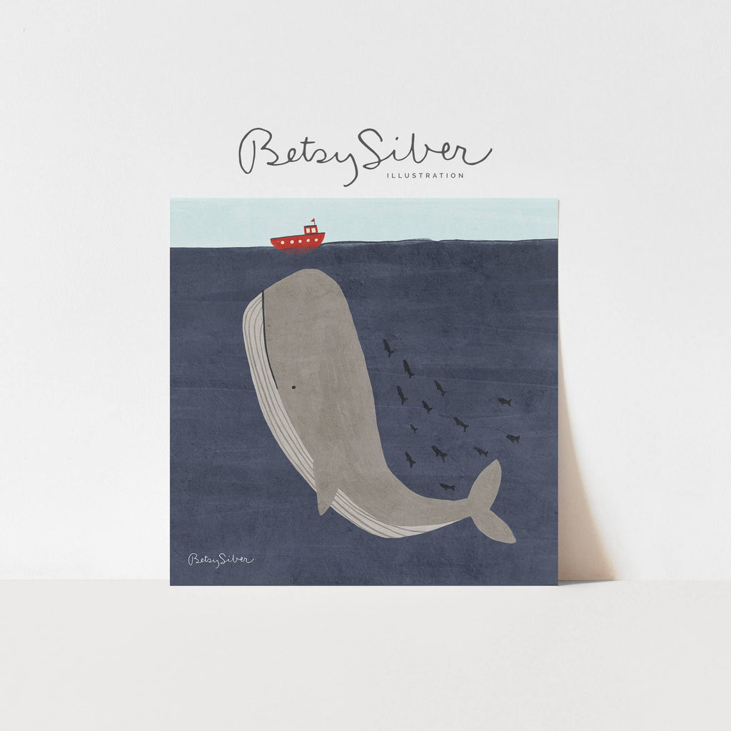 Whale Art Print