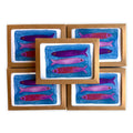 Purple Sardines / Boxed Note Cards