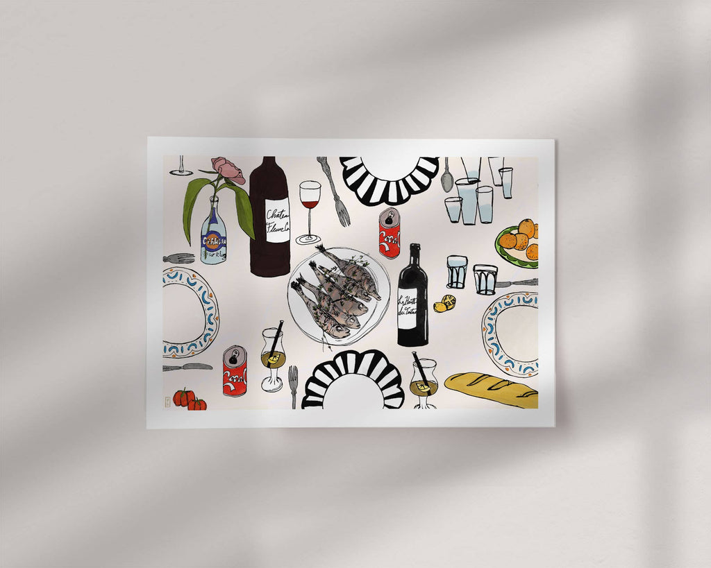 Coke and Smile Giclée Print: Dining Room Kitchen Wall Art