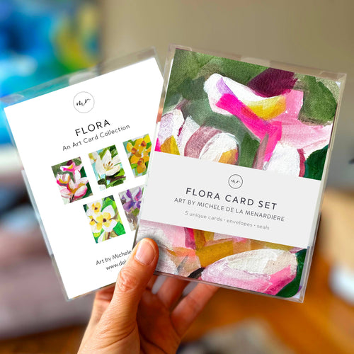 Botanical Art Card Set - Flora (Set of 5)