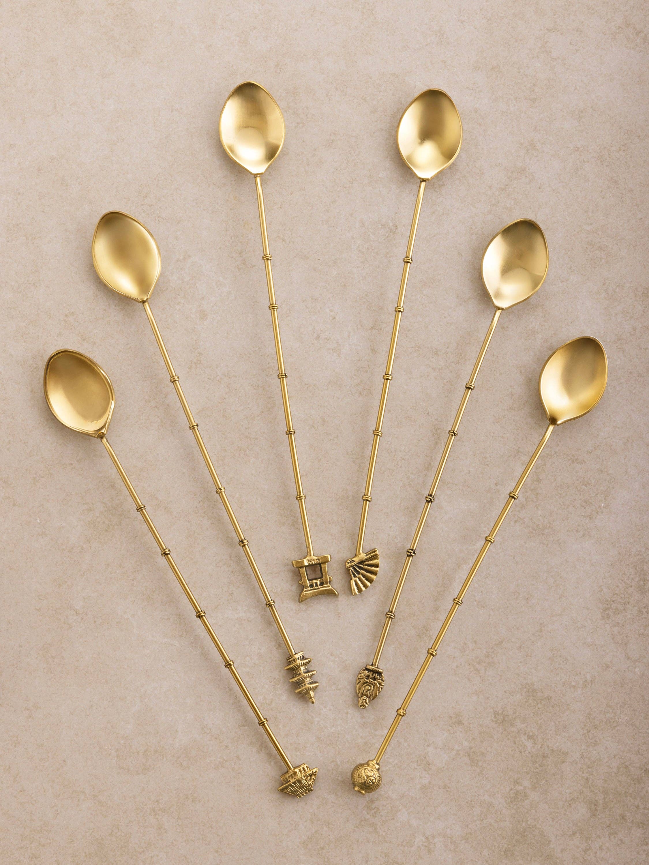 Magnolia Cocktail Stirrers – Set of 6