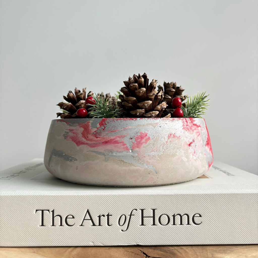 Daza - Decorative Concrete Bowl | Centerpiece Bowl