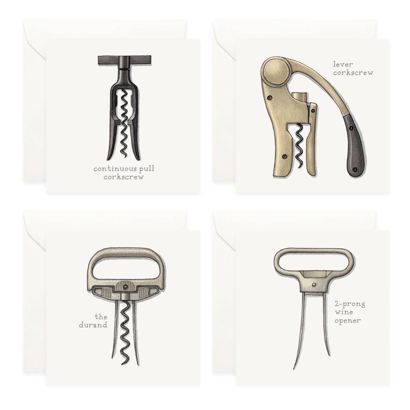 Mini Cards Set / Wine Openers