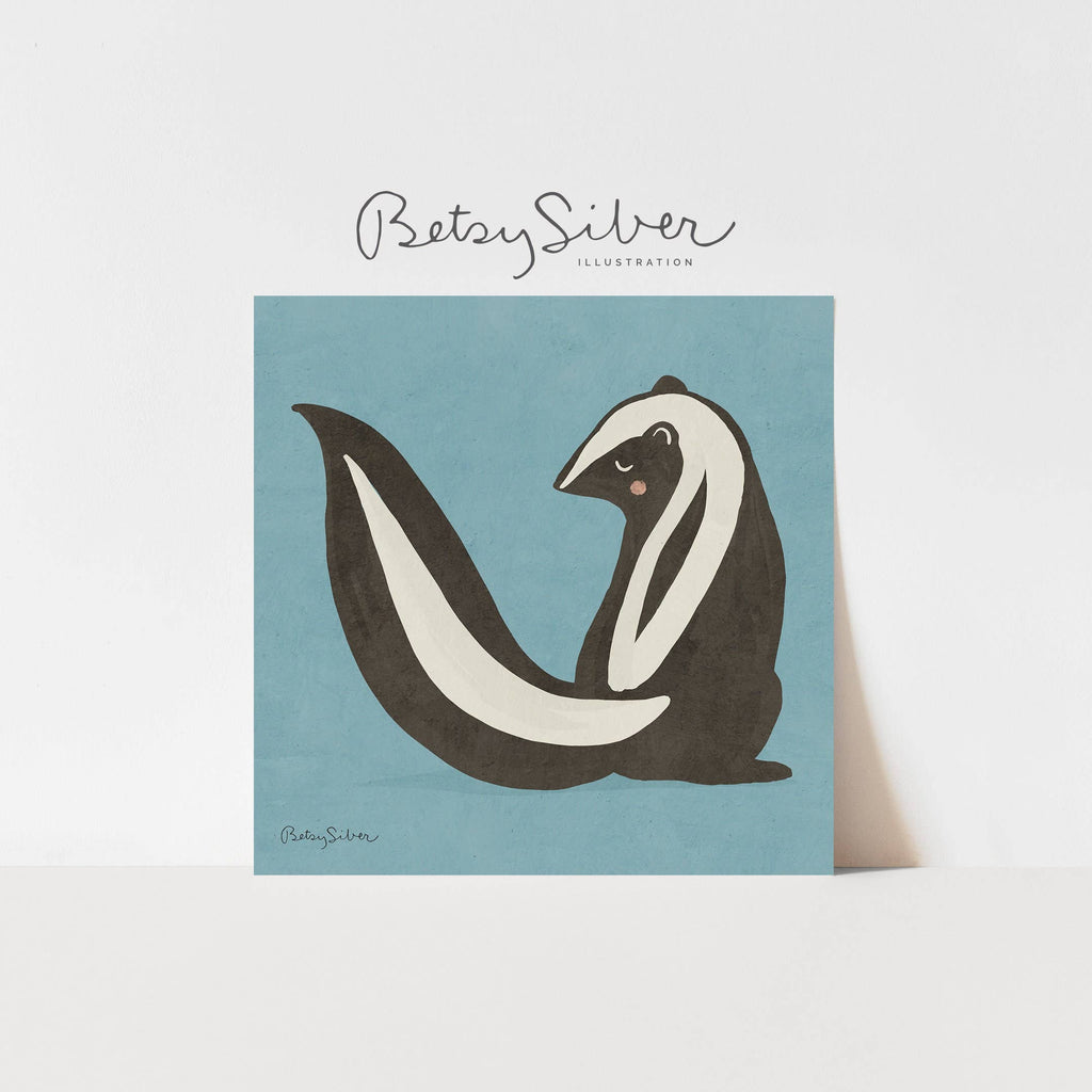 Skunk Art Print