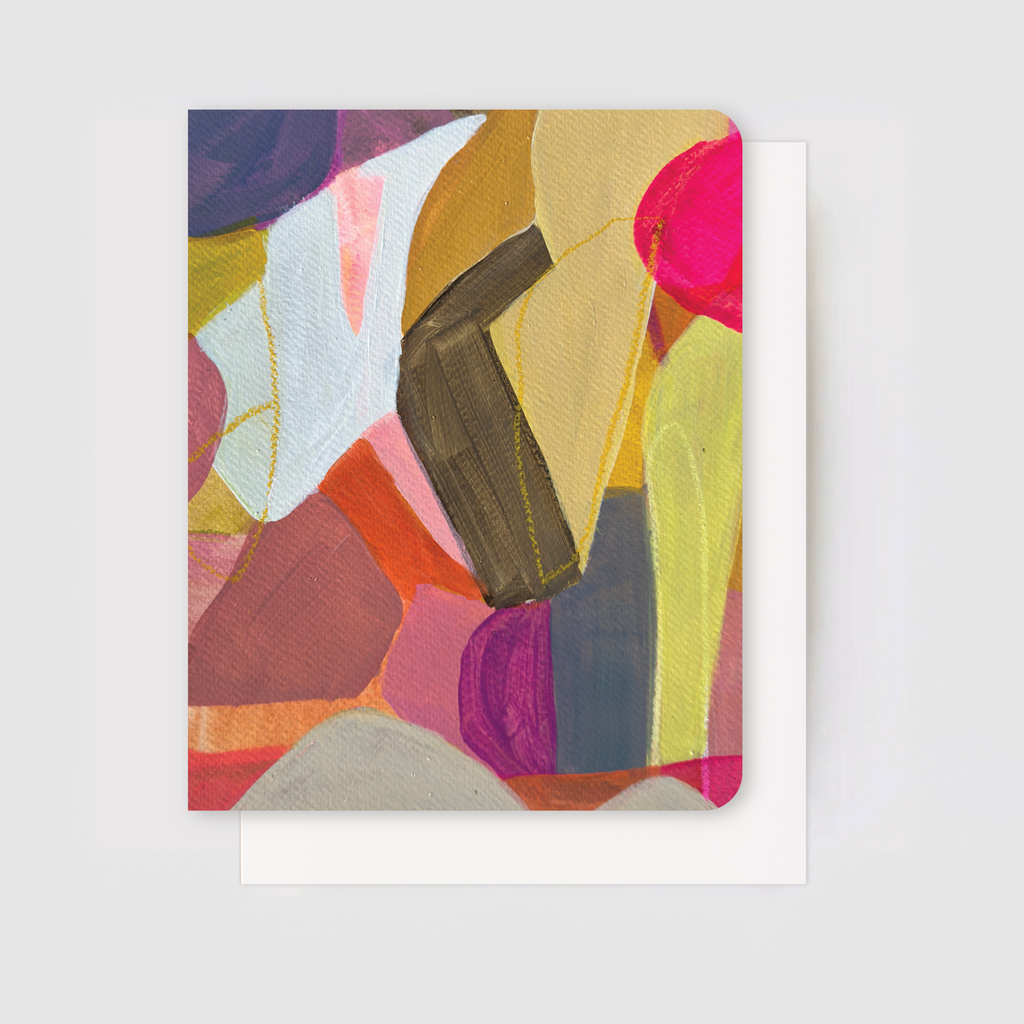 Dynamic and Vibrant  Art Card Set - Abstracts IV (5 Cards)