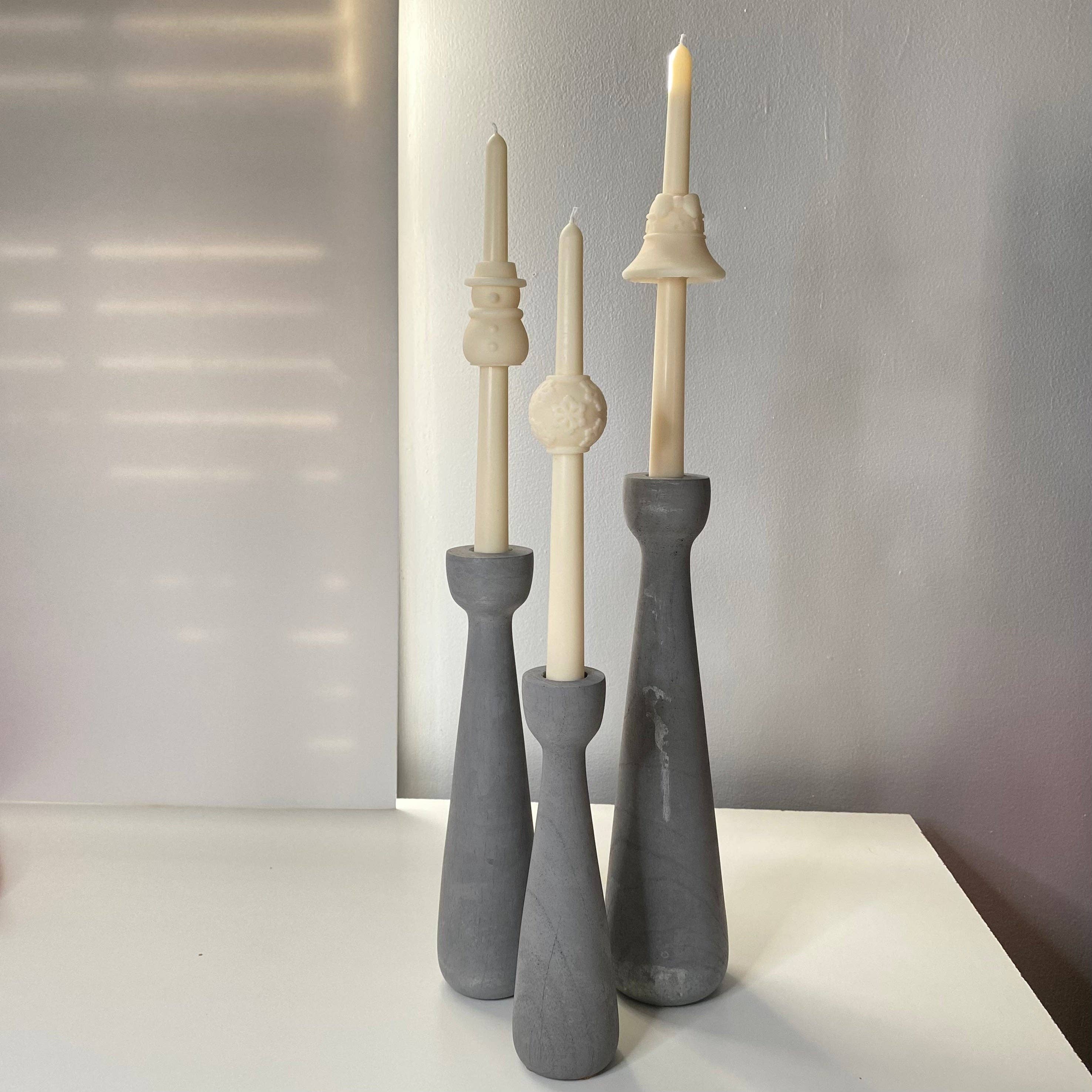 Candelabras- Taper Candle Trio |Taper Candle Holder Set of 3