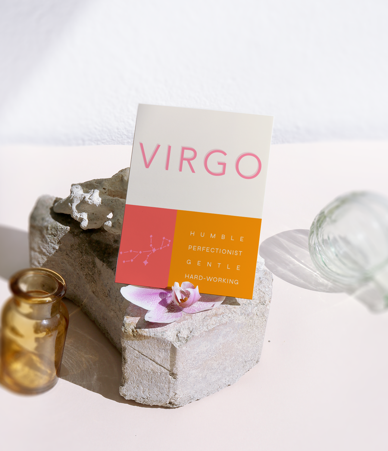 Virgo Zodiac Card