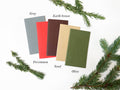 Blank Mini Saddle Stitch Notebooks | Stitched Booklets: Persimmon