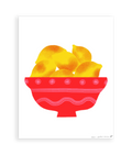 Lemon Bowl Art Print