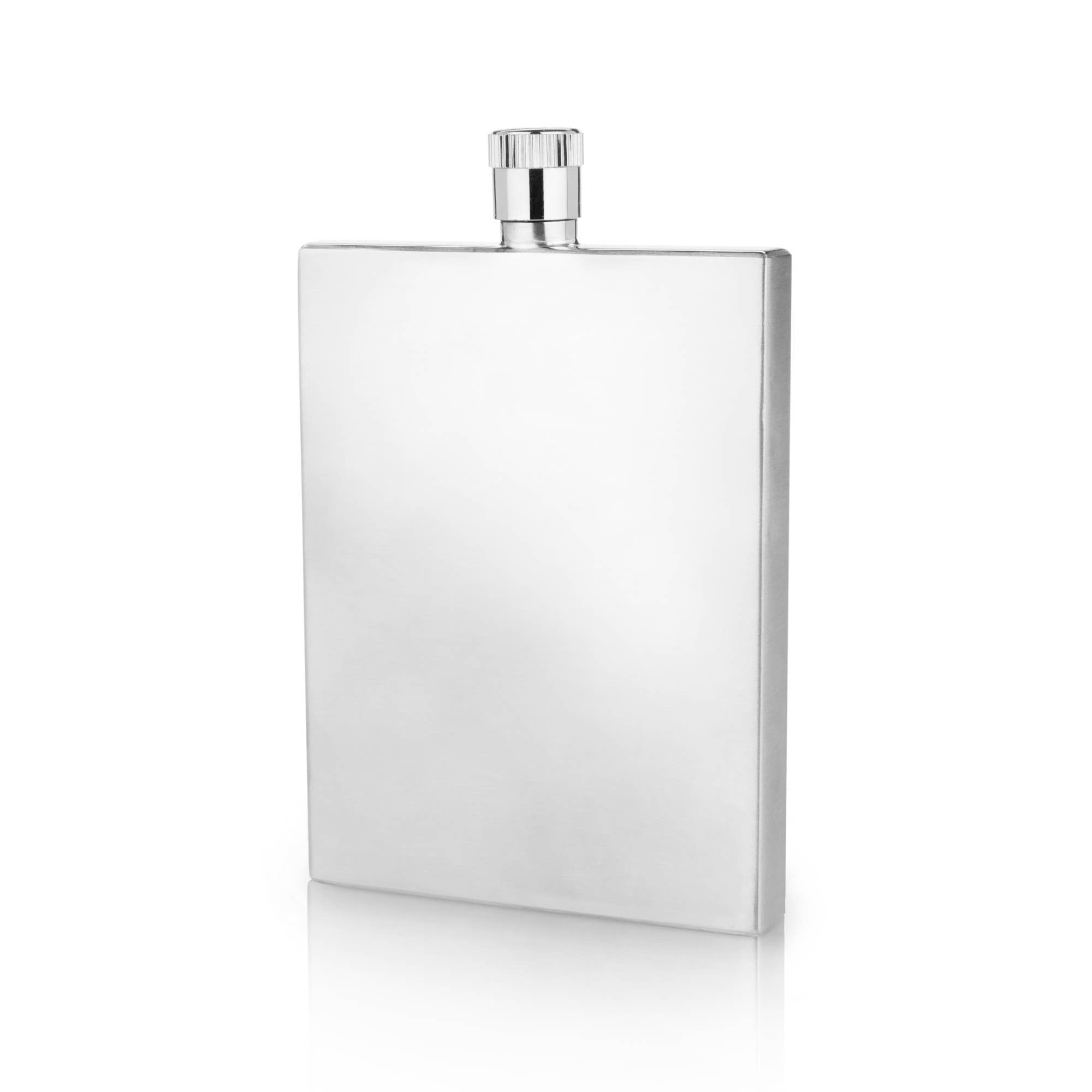 Harrison Polished Stainless Steel Slim Flask