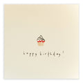 Cupcake Card – Handfinished UK Real Pencil Shavings