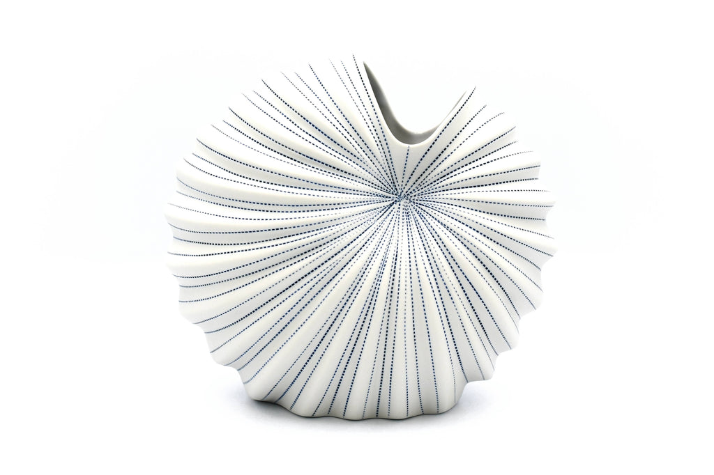 1279W26 Palm M-Handcrafted Porcelain Vase