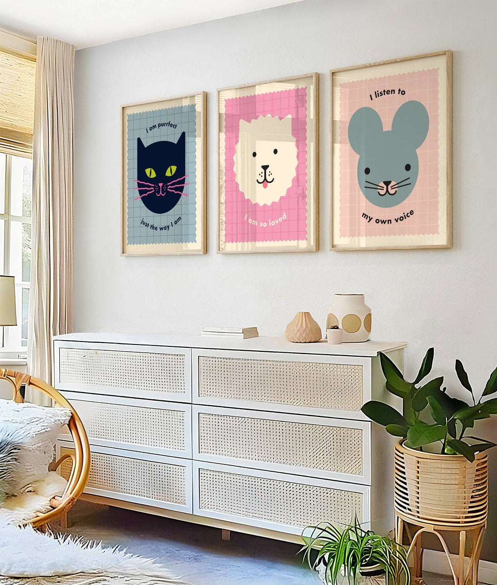 I Listen To My Own Voice Print - Kids Affirmation