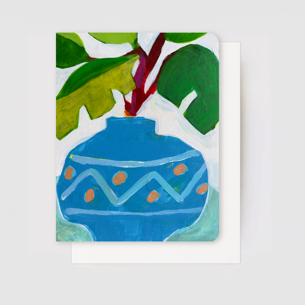 Travel-Inspired Abstract Art Card Set  – Paradise (Set of 5)