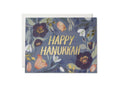 Hanukkah Flowers Hanukkah greeting card