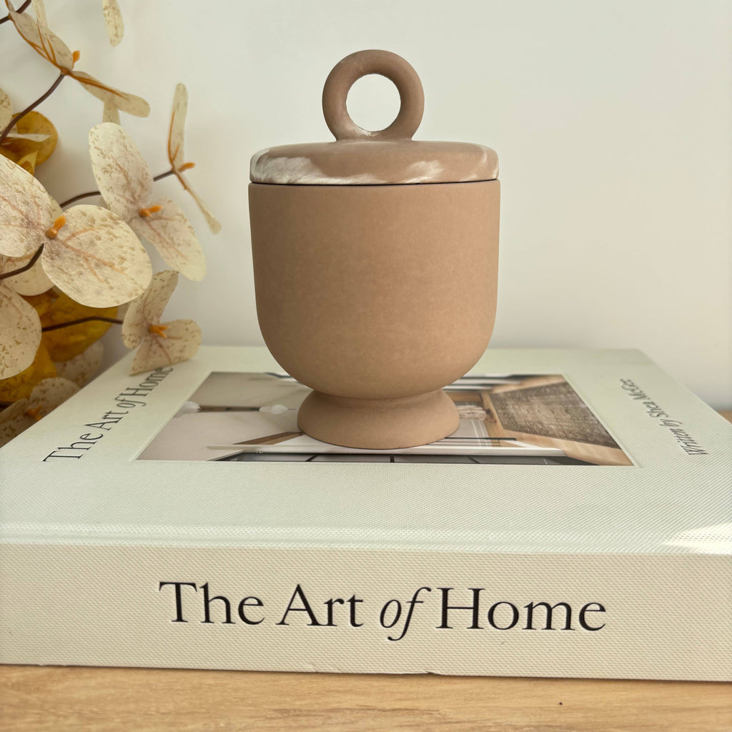 Calista - Vessel | Concrete Canister | Cotton Jar